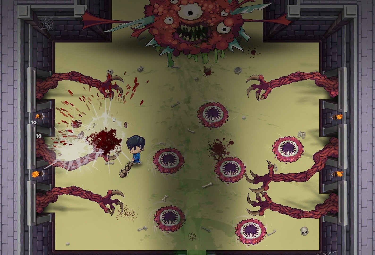 Boss encounter in Little Jimmy's Nightmare