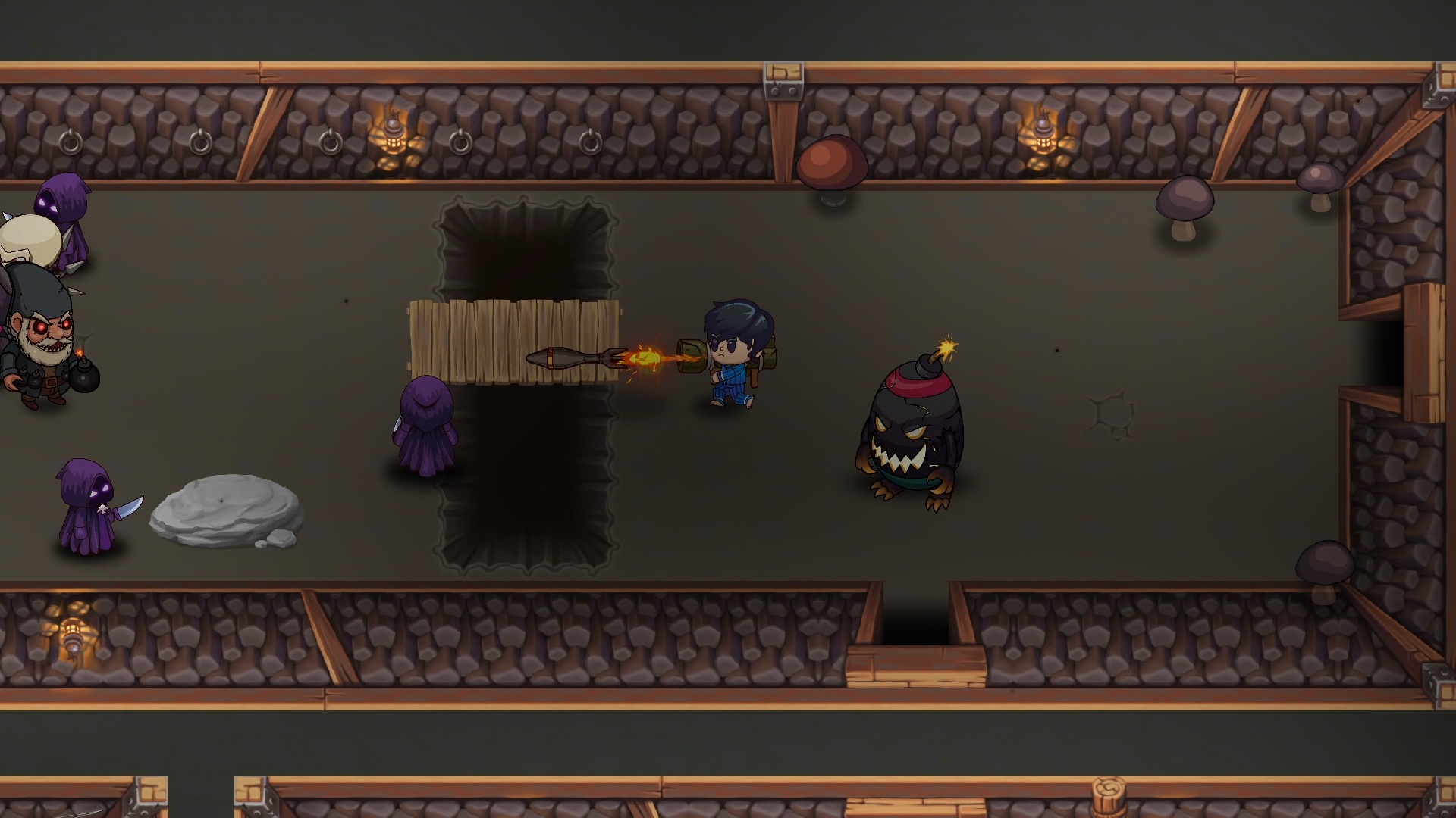 Easter Egg Mines with bomb creatures